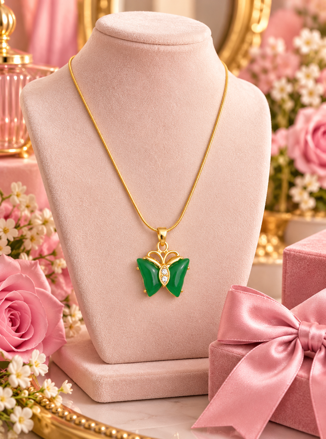The Petite Butterfly Elegance Necklace