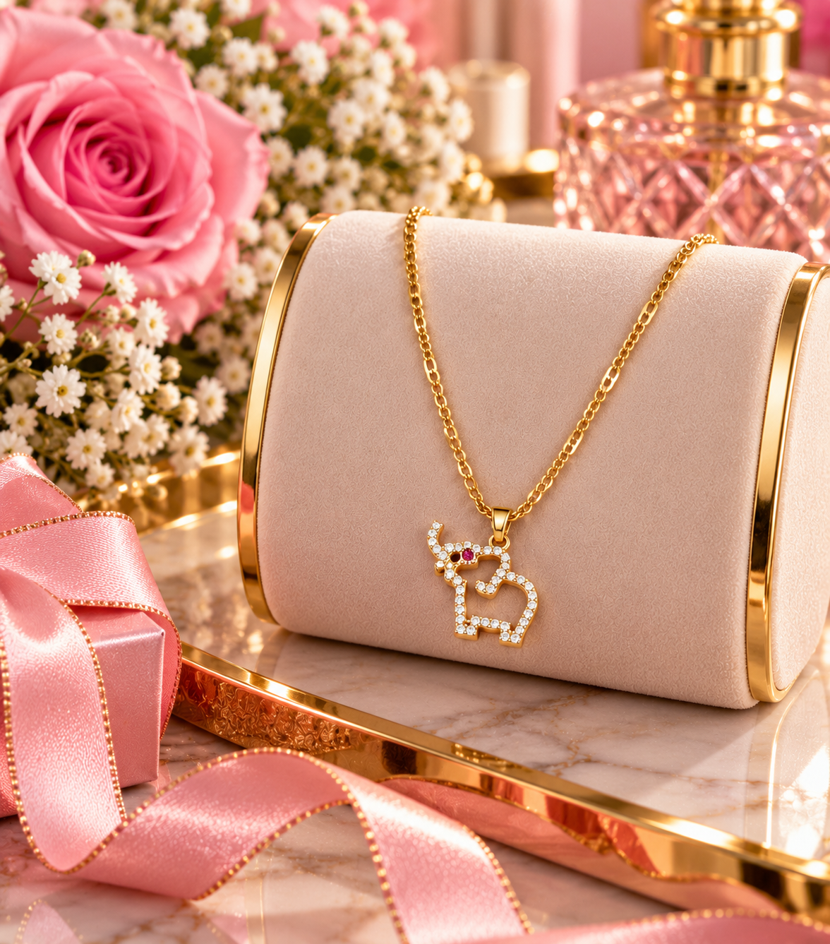 The Elegant Elephant Necklace