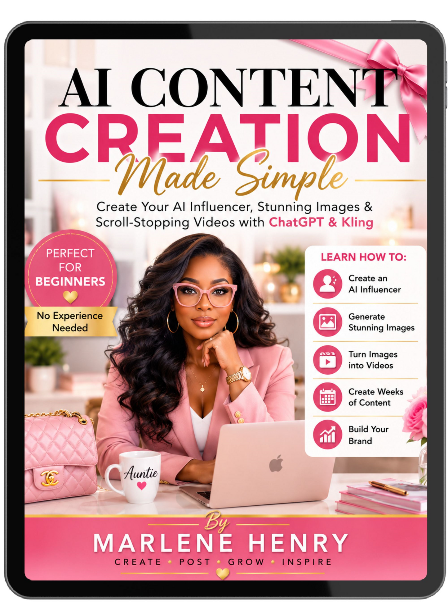 AI Content Creation Made Simple: Create Your AI Influencer, Stunning Images and Scroll-Stopping Videos with ChatGPT and Kling