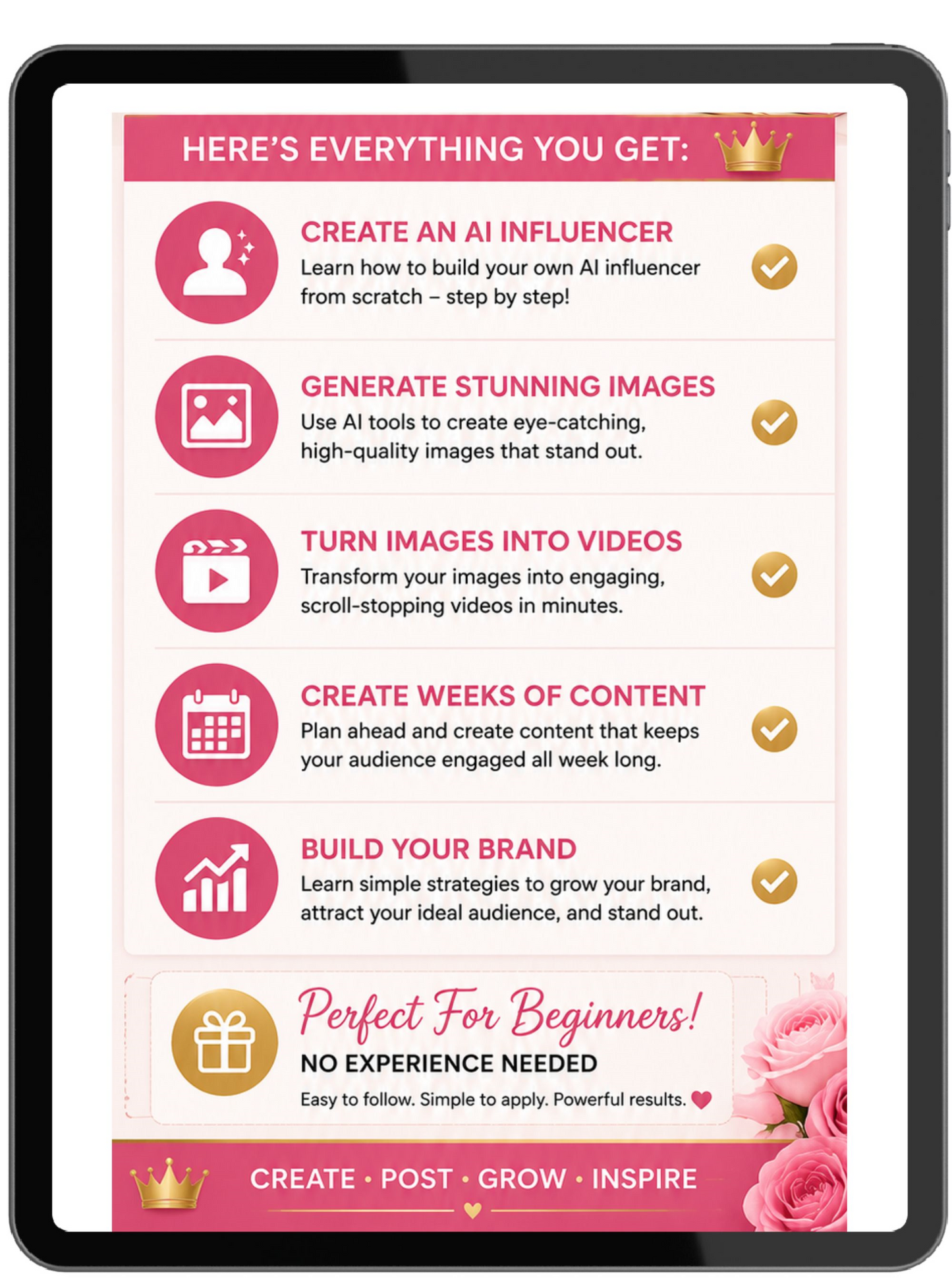 AI Content Creation Made Simple: Create Your AI Influencer, Stunning Images and Scroll-Stopping Videos with ChatGPT and Kling