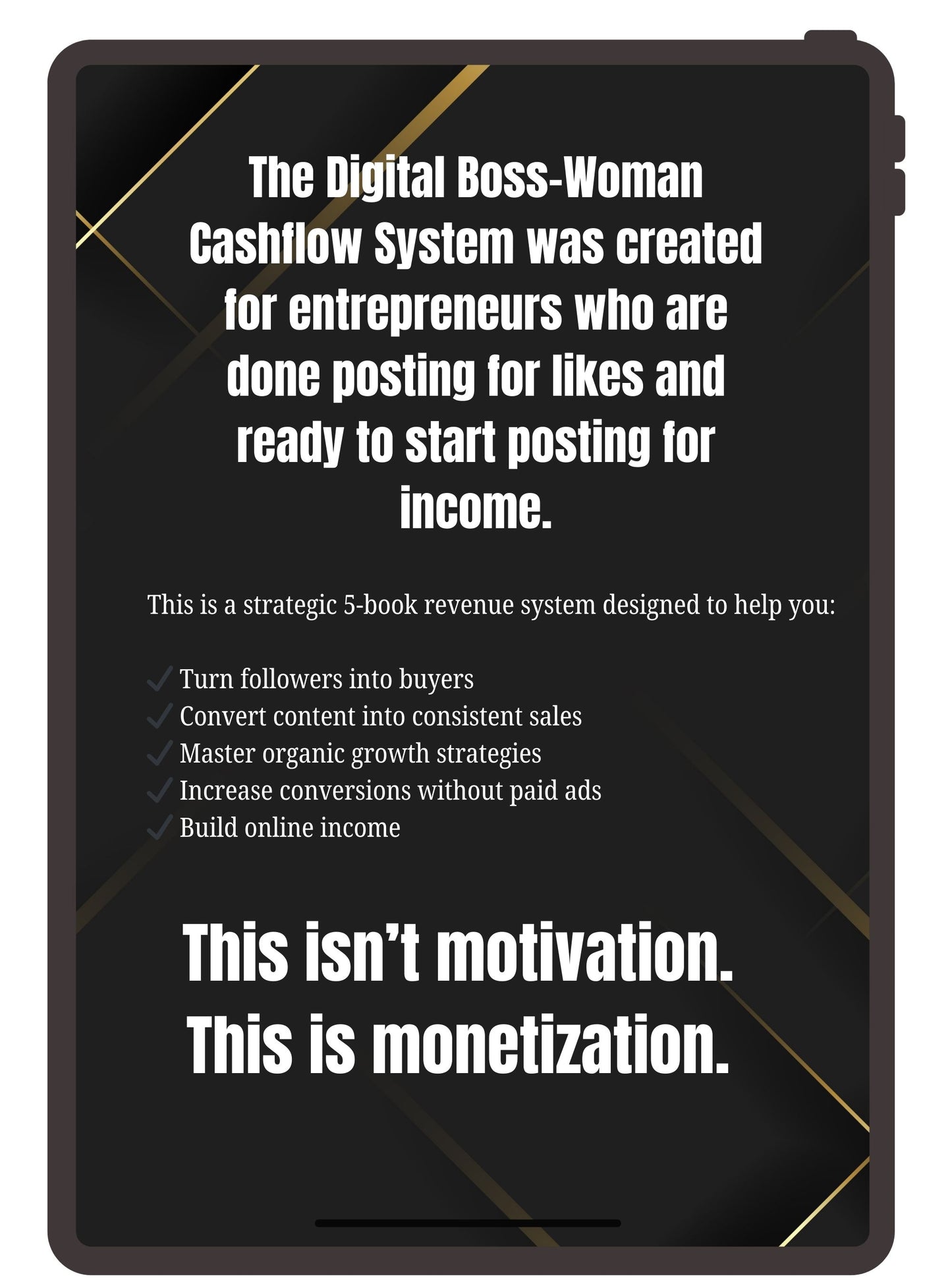 The Digital Boss Woman Cashflow System