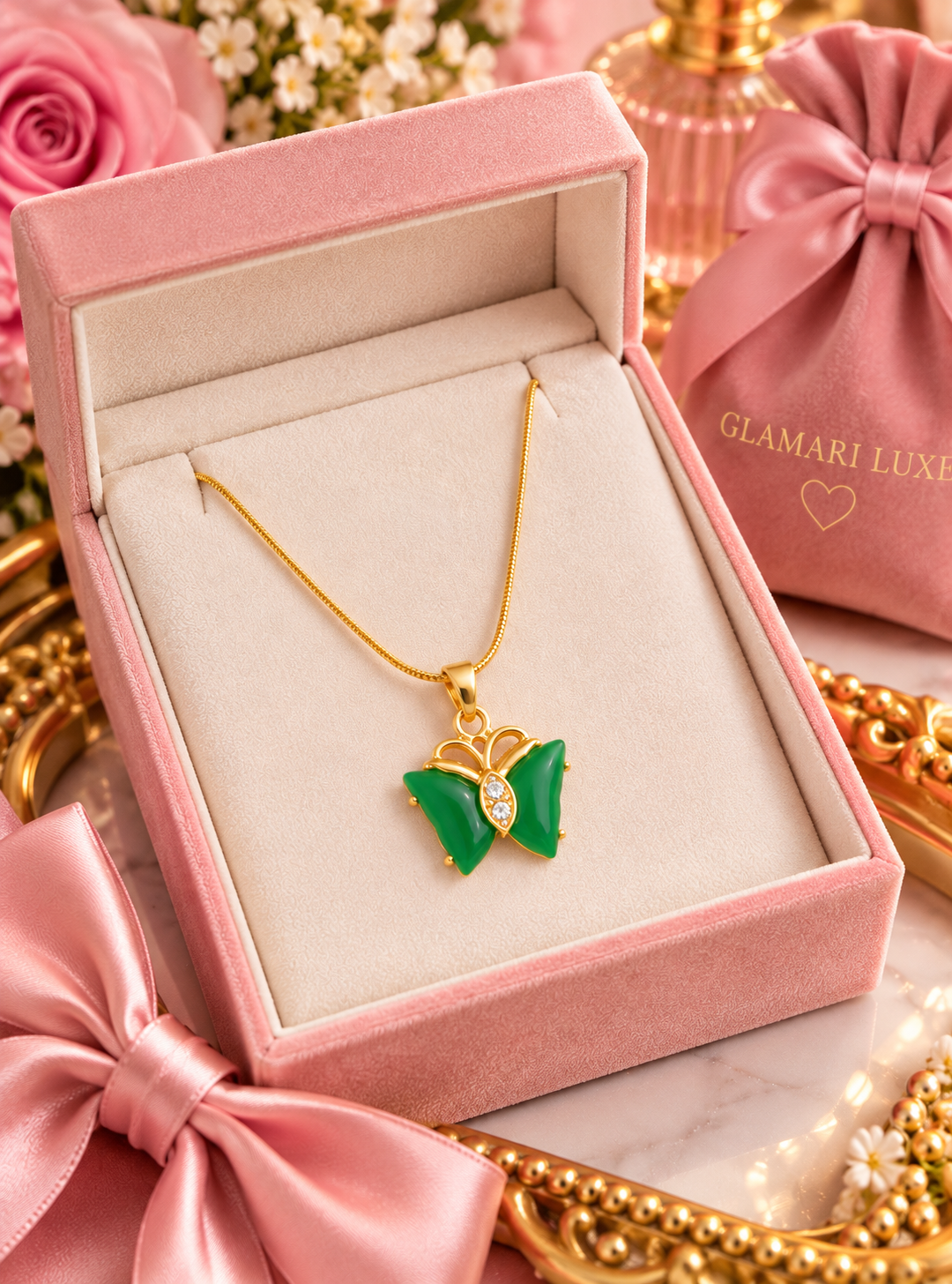 The Petite Butterfly Elegance Necklace